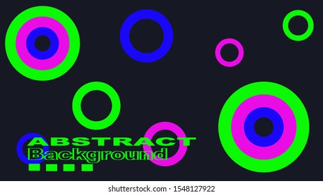 Circle patterned abstract wallpaper that has several bright colors