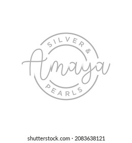 DISEÑO DE LOGOTIPO DE BLOQUEO DE CÍRCULO PEARL