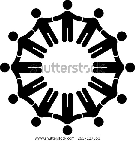 Circle of People Holding Hands