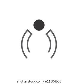 circle with people logo design