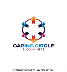 Circle People Logo Vector Design