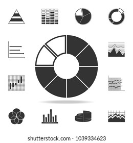 a circle Pie Chart icon. Detailed set of Trend diagram and chart icons. Premium quality graphic design. One of the collection icons for websites, web design, mobile app on white background