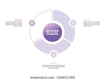 circle Pie charts for infographics. Elements with 2, 3, 4, 5, 6, 7, 8, 9, 10 steps, options.