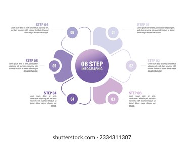 circle Pie charts for infographics. Elements with 2, 3, 4, 5, 6, 7, 8, 9, 10 steps, options.