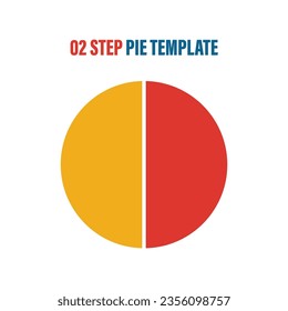 circle Pie charts for infographics. Elements with 2, 3. 4, 5, 6, 7, 8, 9, 10 steps, options