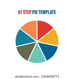 circle Pie charts for infographics. Elements with 2, 3. 4, 5, 6, 7, 8, 9, 10 steps, options