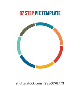 circle Pie charts for infographics. Elements with 2, 3. 4, 5, 6, 7, 8, 9, 10 steps, options