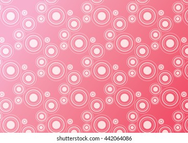 Circle pink background