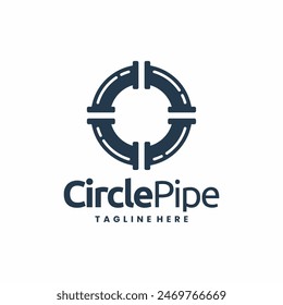 Logo de Circle Pipe, logo de pipe