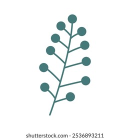 Circle plant illustration design vector