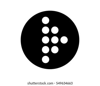 circle play button black silhouette icon sign symbol logo vector image direction arrow