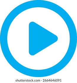 Icono de Circle Play EPS 10