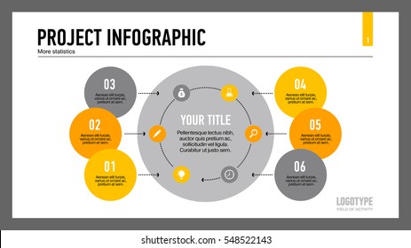 Circle Points Diagram Slide Template