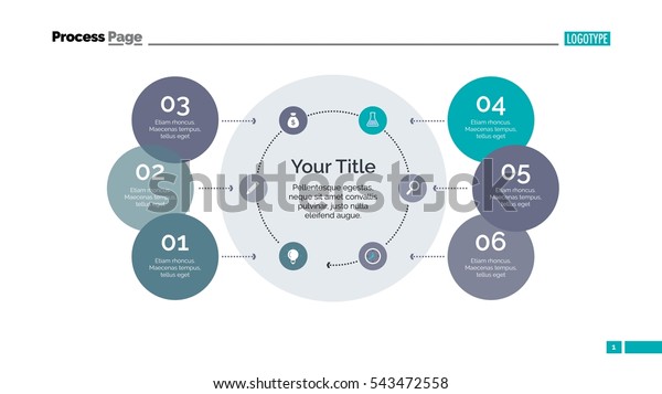 Circle Points Diagram Slide Template Stock Vector (Royalty Free) 543472558