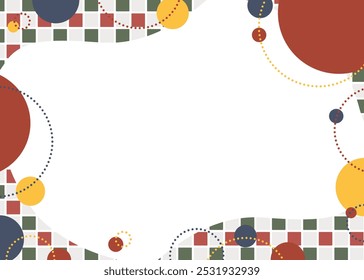 Circle pop frame, Christmas image