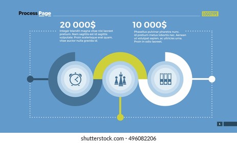 Circle Process Chart Slide Template