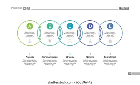 Circle Process Chart Slide Template