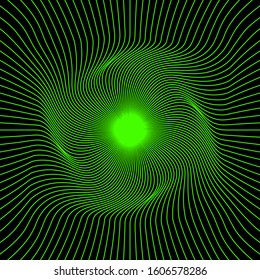 Circle psychedelic endless fractal rotation effect dark abstract cosmic futuristic line 