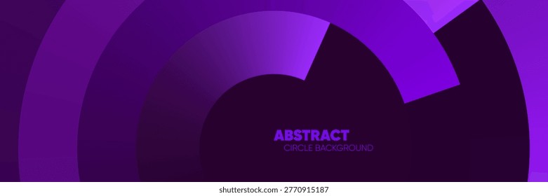 Circle Purple Gradient Radial Arcs Abstract Background
