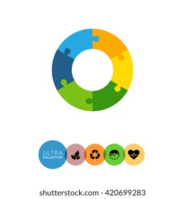 Circle Puzzle Icon