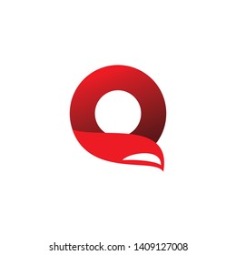 Circle Q Font Logo Design Stock Vector (Royalty Free) 1417775009 ...