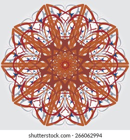 circle razor decor ornament