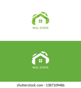 Circle Real Estate logo design template