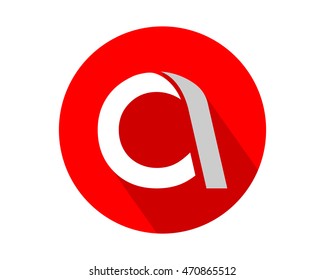 circle red alphabet typography typeface typeset logotype alphabet image vector icon