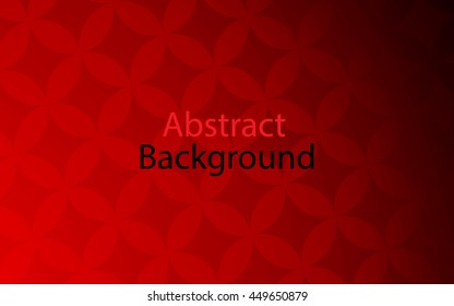 Circle red and black color background abstract art vector 