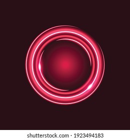 Circle Red with Sparking Color