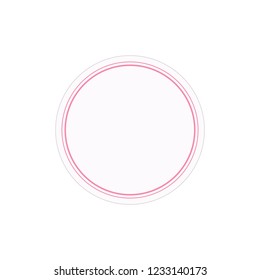 circle red vector stroke with marker oval paint free vector