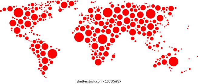 Circle Red World
