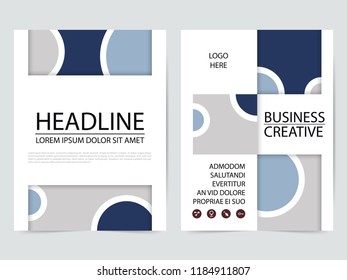 Circle red and yellow design book cover modern cover abstract Brochure cover template,annual report, magazine and flyer layout Vector a4