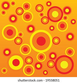 circle retro pattern