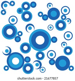 circle retro pattern