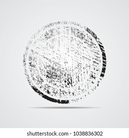 Circle Retro Shape. Black Stamp. Banners, Insignias,stamps,Icons, Labels and Badges.
