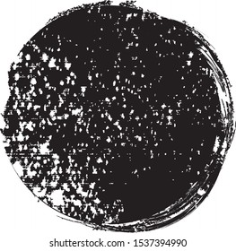 Circle Retro Shape. Black Stamp. Banners, Insignias,stamps,Icons, Labels and Badges.