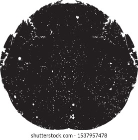 Circle Retro Shape. Black Stamp. Banners, Insignias,stamps,Icons, Labels and Badges.