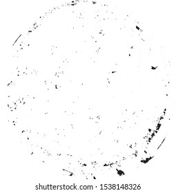 Circle Retro Shape. Black Stamp. Banners, Insignias,stamps,Icons, Labels and Badges.