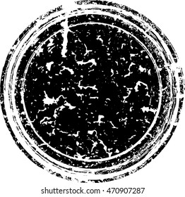 Circle Retro Shape. Black Stamp. Banners, Insignias,stamps,Icons, Labels and Badges.