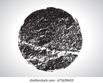Circle Retro Shape. Black Stamp. Banners, Insignias,stamps,Icons, Labels and Badges.