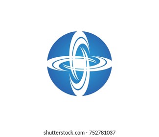 Circle ring business logo design template