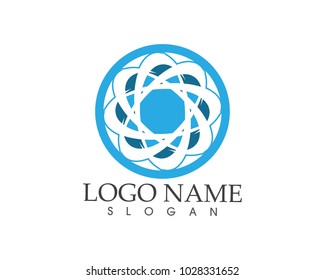 Circle ring icon sign logo