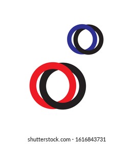 circle ring logo template vector design