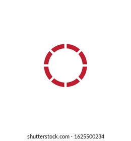 circle ring logo template vector design