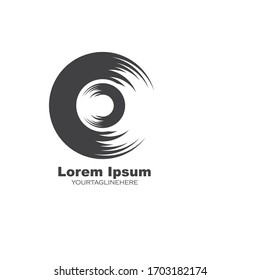 circle ring logo template vector design