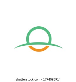 circle ring logo template vector design