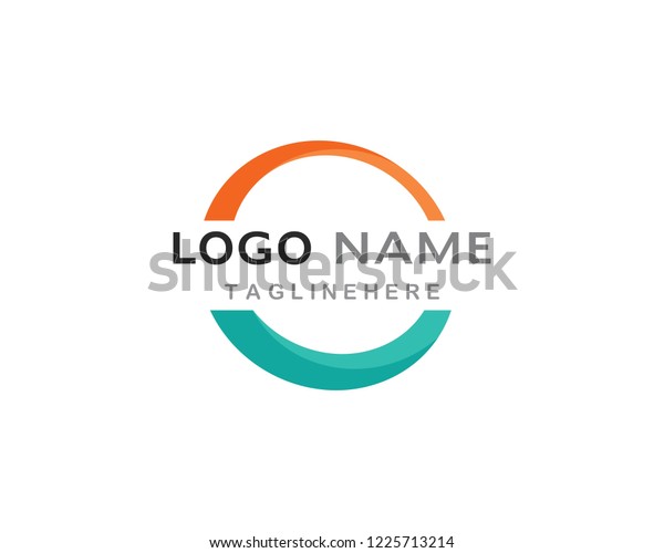 Circle Ring Logo Template Vector Design Stock Vector Royalty Free