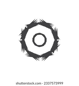 Circle Ring swirl Abstract Logo Vector