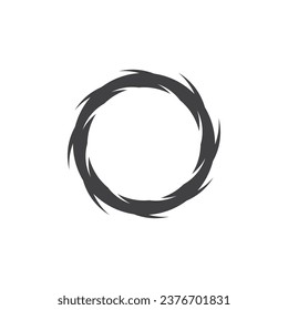 Circle Ring swirl Abstract Logo Vector